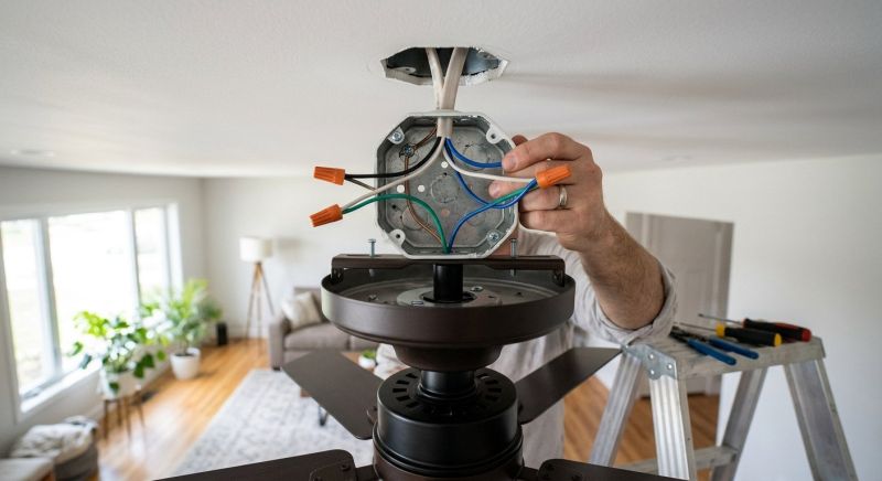 Ceiling Fan Replacement in Overland Park, KS
